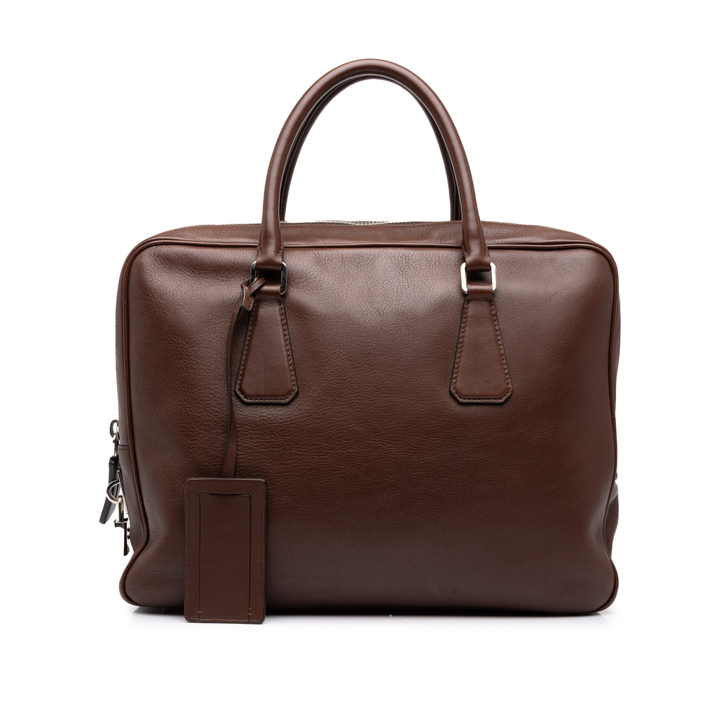 Pre-Loved Prada Leather Business Bag